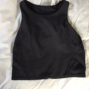 #265 LULULEMON Crop Tank, Black, size 8, T1164